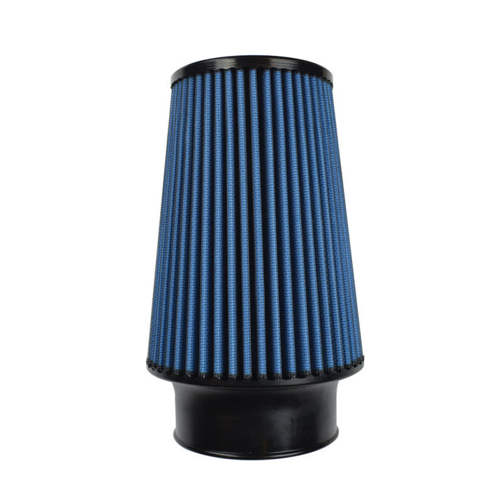 Injen SuperNano-Web Dry Air Filter - 3.5in Flange ID / 5in Base / 7in Media Height / 4in Top - 45 Pleats