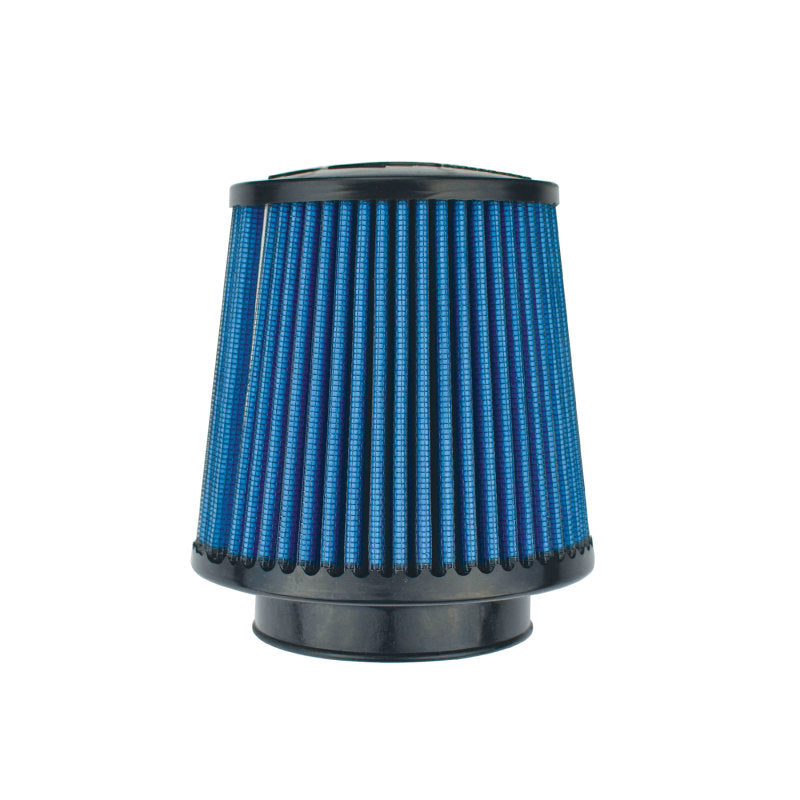 Injen SuperNano-Web Dry Air Filter - 3in Flange ID / 5in Base / 4.5in Media Height / 4in Top - 55 Pleats