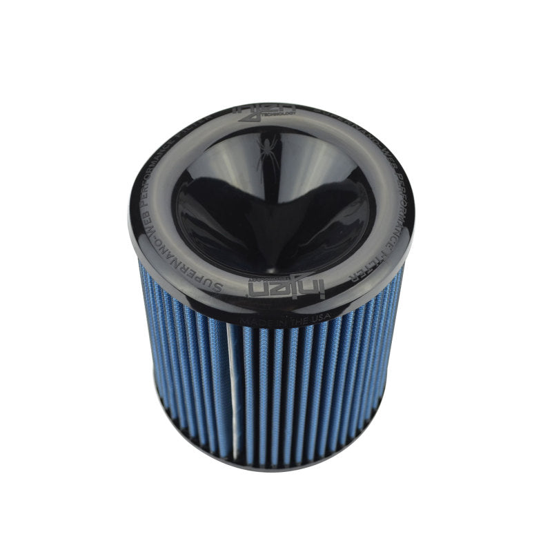 Injen SuperNano-Web Dry Air Filter - 3in Flange ID / 6in Base / 6.3in Media Height / 5.35in Top, view 3