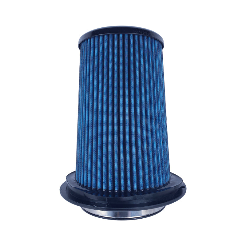 Injen SuperNano-Web Dry Air Filter - 5in Flange / 8in Base / 7.9in Media Height / 5.3in Inertia Top