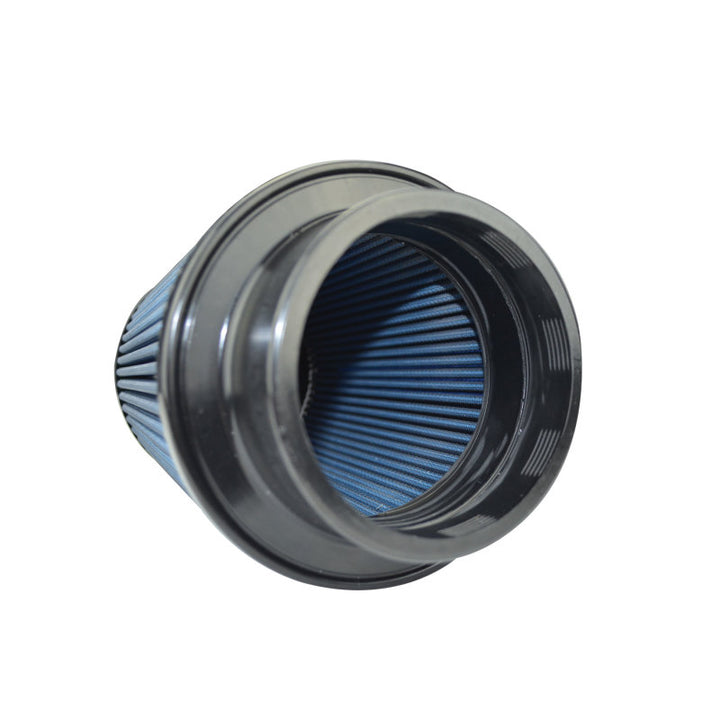Injen SuperNano-Web Dry Air Filter - 8.5x5.63in Oval Flange / 9.92x7.17in Base / 6.3in Media Height, view 4