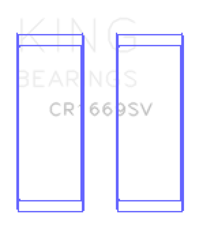 King Connecting Rod Bearing Set - Volkswagen AZV/CFAC/AWX 2004-2016, view 2