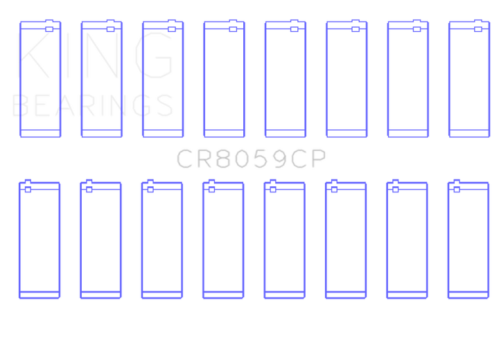 King CP Series Connecting Rod Bearing Set - GM Duramax Diesel 2001-2016