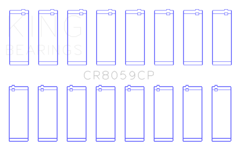King CP Series Connecting Rod Bearing Set - GM Duramax Diesel 2001-2016