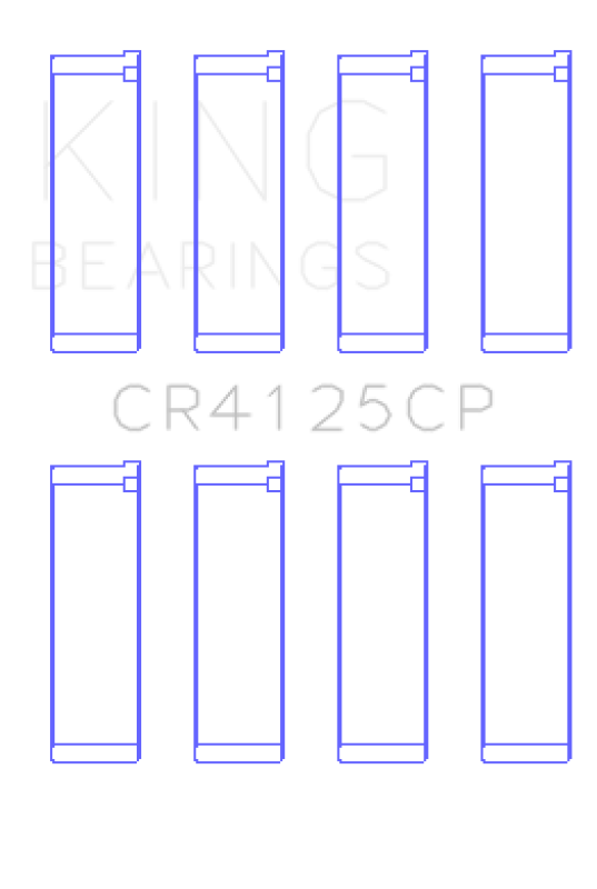 King Rod Bearing Set - Subaru EJ20/EJ22/EJ25 (Including Turbo) 1991-2019 - Performance (Set of 4), view 2
