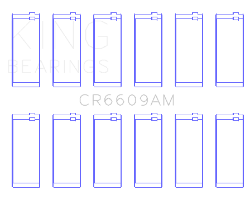 King Rod Bearing Set - BMW M30/M32/B35 1968-1993 - Performance