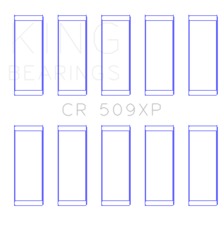 King XP Series Connecting Rod Bearing Set - Volvo 850 1992-2010, view 2