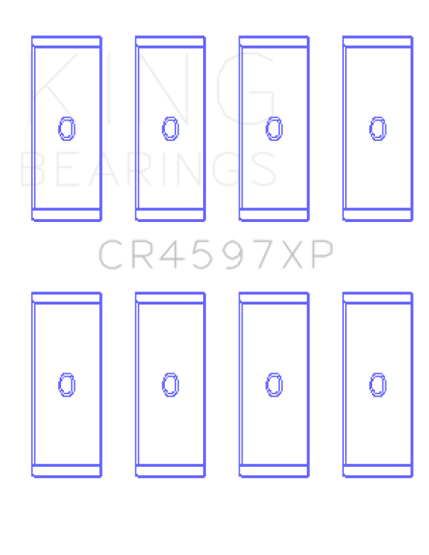 King XP Series Rod Bearing Set - Volkswagen 2.0L FSI/TFSI Performance