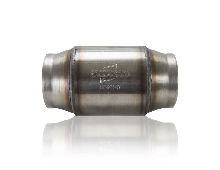 Kooks 2.5in 400-Cell High-Flow Catalytic Converter - 7.5in Body, GREEN