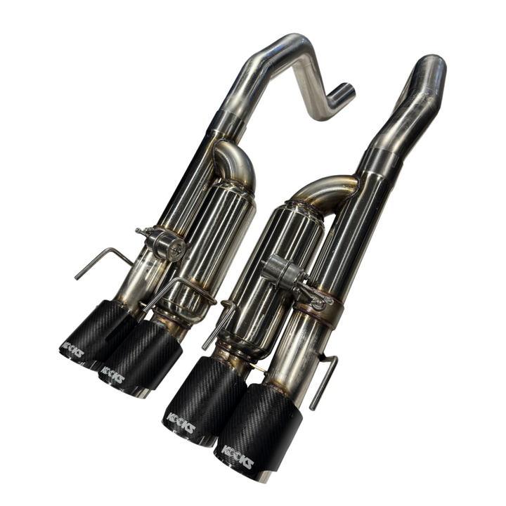 Kooks 3in Valved Axle-Back Exhaust - Chevrolet Corvette C6 Z06 ZR1 2006-2013 - SS Tips