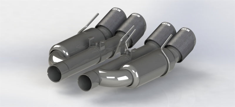 Kooks 3in Valved Axle-Back Exhaust - Chevrolet Corvette C6 Z06 ZR1 2006-2013 - SS Tips, view 5
