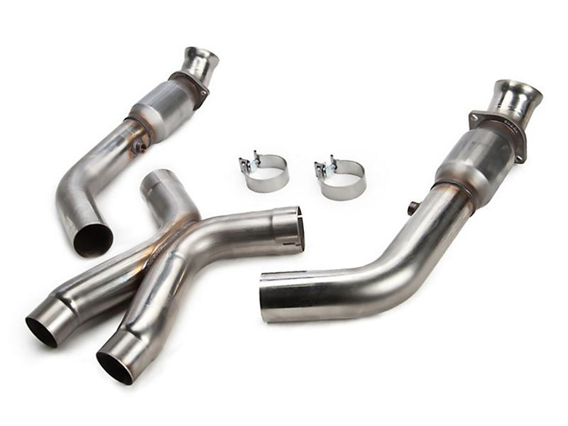 Kooks Catted X-Pipe - Ford Mustang GT 2011-2014 5.0L / Boss 302 - Requires Kooks Headers, view 2