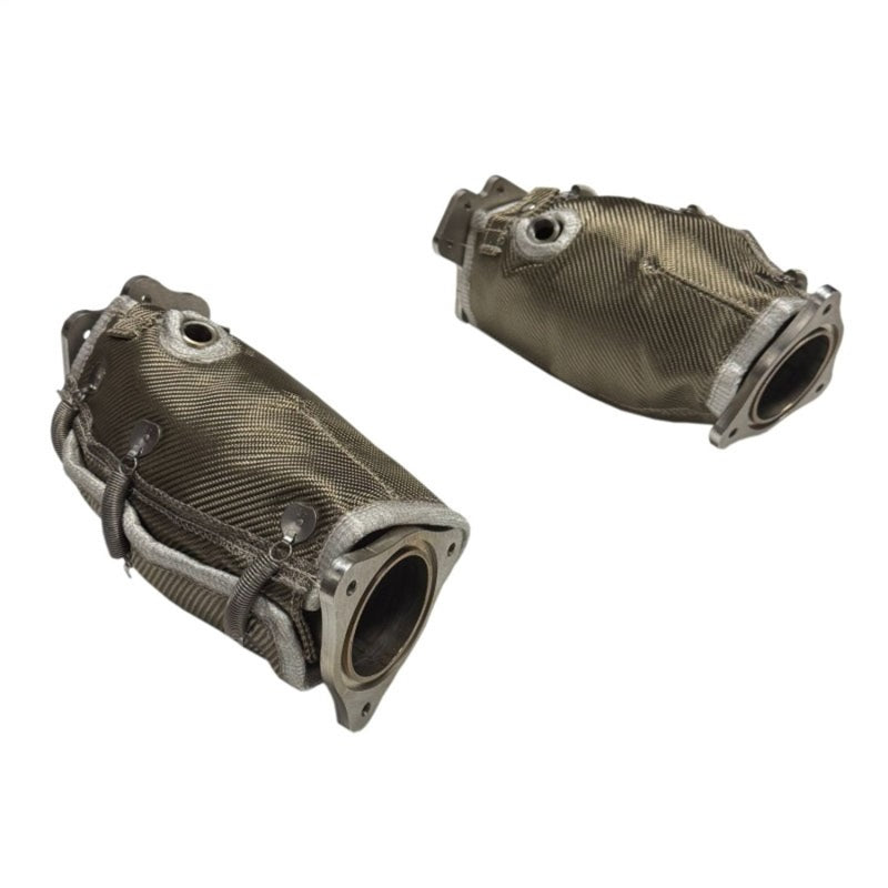 Kooks Ultra-GREEN Catted Connection Pipes with Blankets - Chevrolet Corvette C8 2023-2026, view 2