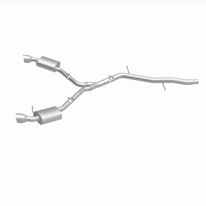 MagnaFlow Audi A5 2018-2019 Dual Exit Polished Stainless CatBack Exhaust - 3in Main Piping Diameter, view 13