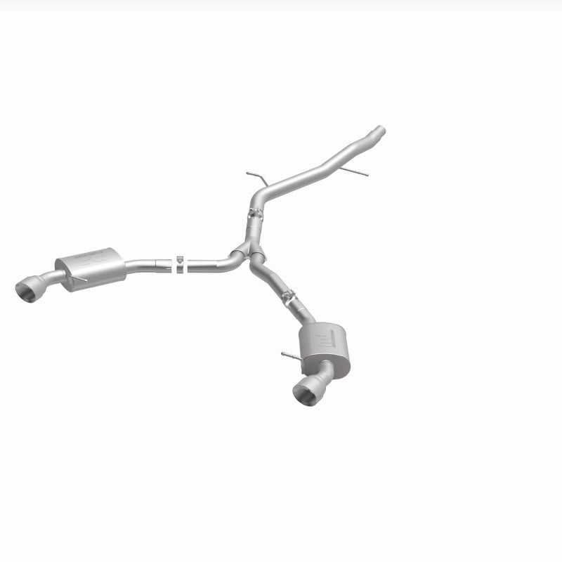 MagnaFlow Audi A5 2018-2019 Dual Exit Polished Stainless CatBack Exhaust - 3in Main Piping Diameter, view 25