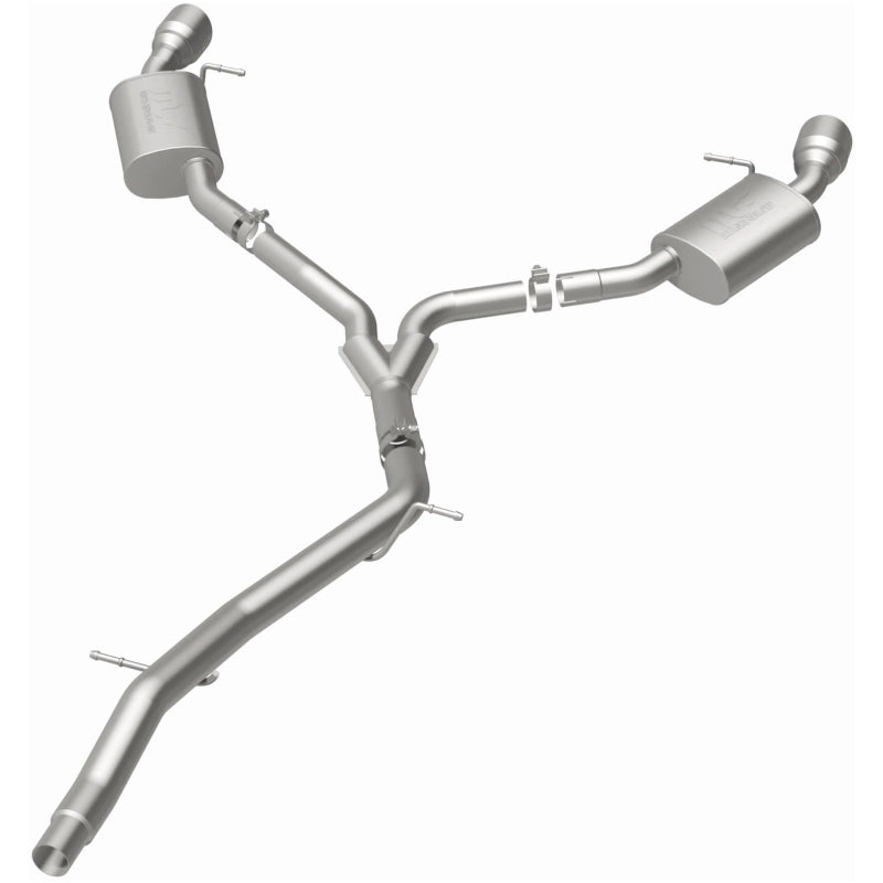 MagnaFlow Audi A5 2018-2019 Dual Exit Polished Stainless CatBack Exhaust - 3in Main Piping Diameter, view 33