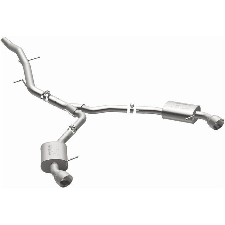 MagnaFlow Audi A5 2018-2019 Dual Exit Polished Stainless CatBack Exhaust - 3in Main Piping Diameter, view 41