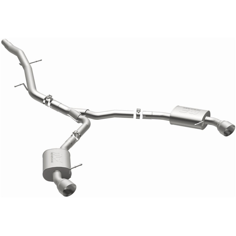 MagnaFlow Audi A5 2018-2019 Dual Exit Polished Stainless CatBack Exhaust - 3in Main Piping Diameter, view 41