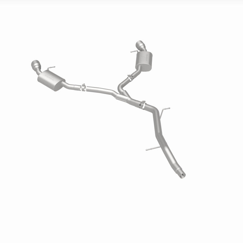 MagnaFlow Audi A5 2018-2019 Dual Exit Polished Stainless CatBack Exhaust - 3in Main Piping Diameter, view 42
