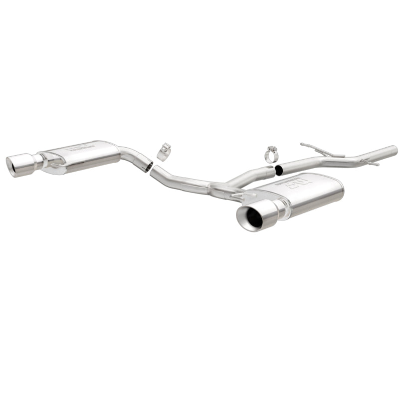 Magnaflow Audi Allroad 2015 2.0L Touring Dual Spilt Rear Exit 2.5in 4in Tip SS Cat-Back Performance Exhaust
