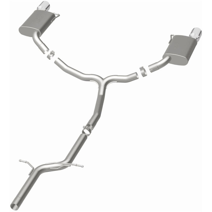 Magnaflow Audi Allroad 2015 2.0L Touring Dual Spilt Rear Exit 2.5in 4in Tip SS Cat-Back Performance Exhaust, view 16