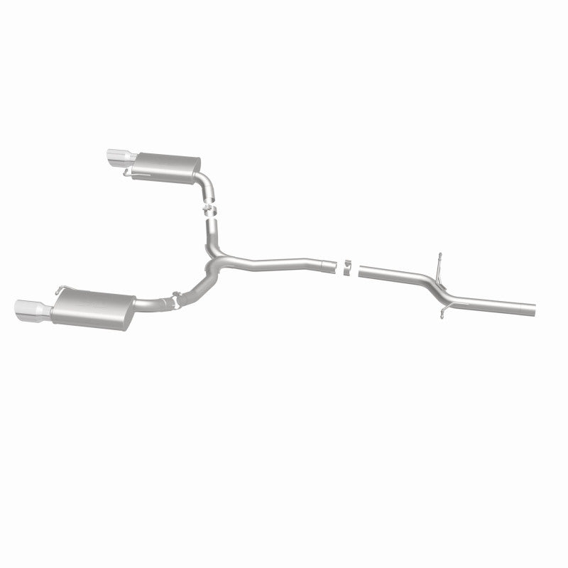 Magnaflow Audi Allroad 2015 2.0L Touring Dual Spilt Rear Exit 2.5in 4in Tip SS Cat-Back Performance Exhaust, view 24