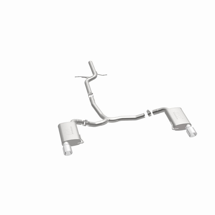 Magnaflow Audi Allroad 2015 2.0L Touring Dual Spilt Rear Exit 2.5in 4in Tip SS Cat-Back Performance Exhaust, view 6
