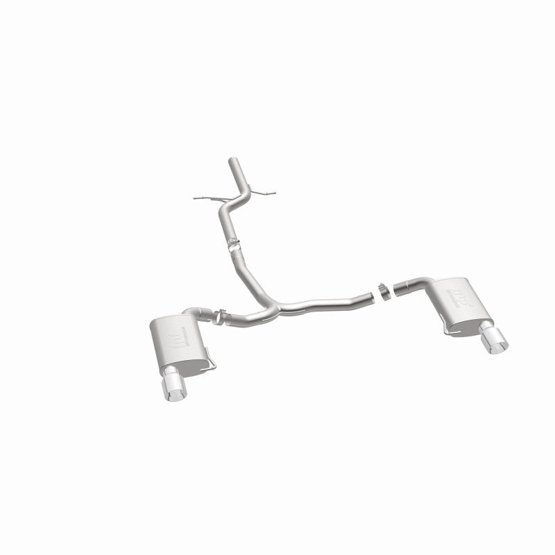 Magnaflow Audi Allroad 2015 2.0L Touring Dual Spilt Rear Exit 2.5in 4in Tip SS Cat-Back Performance Exhaust, view 6