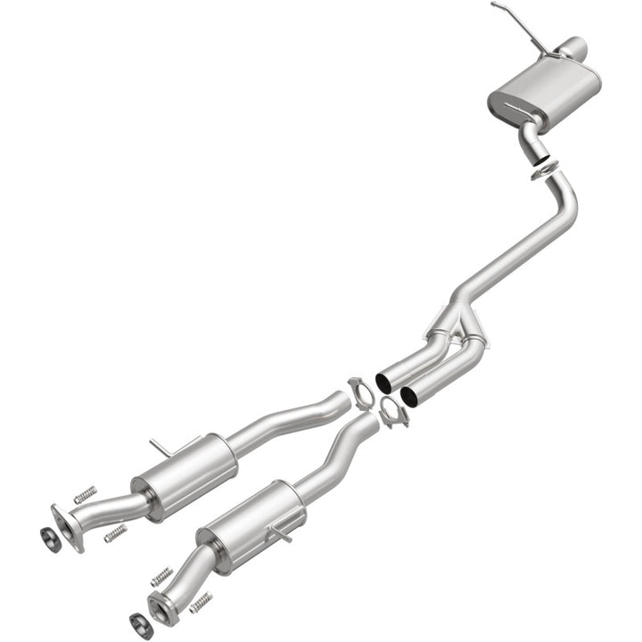 MagnaFlow BRExhaust Direct-Fit Cat-Back Exhaust - Jeep Grand Cherokee 2011-2021 - Polished Tip, view 2