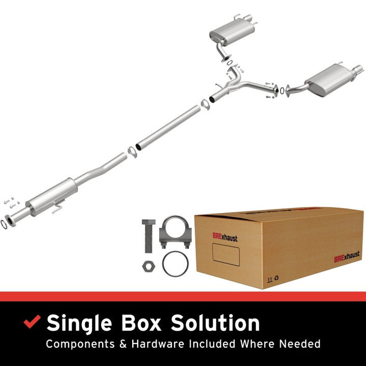 BRExhaust Direct-Fit Exhaust Kit - Lexus ES350 / Toyota Camry 3.5L 2007-2012