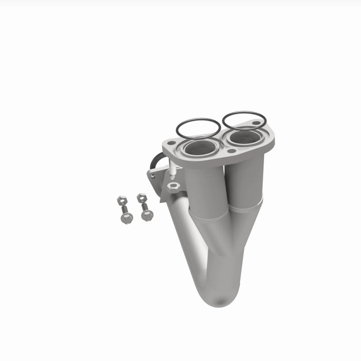 MagnaFlow BRExhaust Direct-Fit Front Pipe Kit - Honda Accord / Acura CL 2.2L 2.3L 1994-1999, 360 degree view