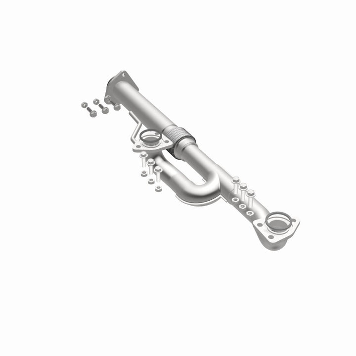 MagnaFlow BRExhaust Direct-Fit Front Pipe Kit - Acura MDX / ZDX / Honda Pilot 3.5L 2007-2015, 360 degree view
