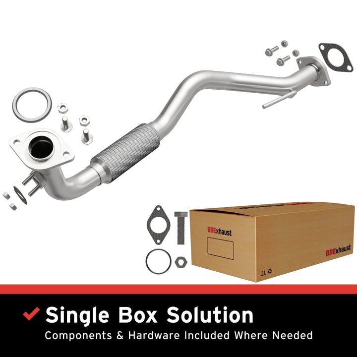 MagnaFlow BRExhaust Direct-Fit Front Pipe Kit - Toyota Corolla / Geo Prizm 1.6L 1988-1992