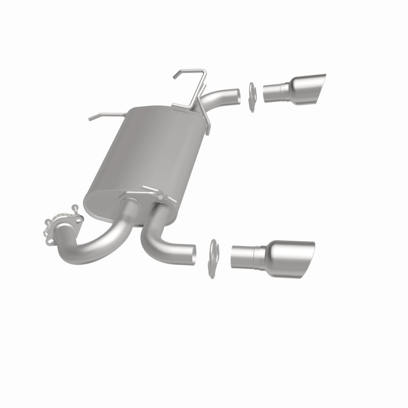 BRExhaust Direct-Fit Rear Muffler Kit - Infiniti G35 3.5L 2003-2007, 360 degree view