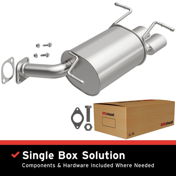 BRExhaust Direct-Fit Rear Muffler Kit - Infiniti G35 3.5L 2003-2005
