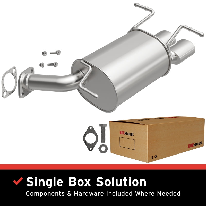 BRExhaust Direct-Fit Rear Muffler Kit - Infiniti G35 3.5L 2003-2005