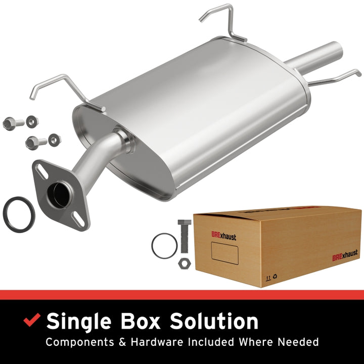 BRExhaust Direct-Fit Rear Muffler Kit - Nissan Sentra 1.8L 2000-2006