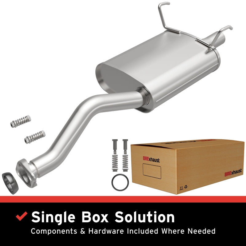 BRExhaust Direct-Fit Rear Muffler Kit - Acura RSX / Honda Civic Si 2.0L 2002-2006
