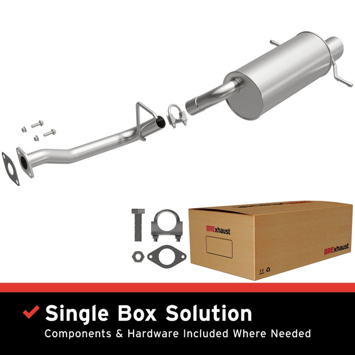BRExhaust Direct-Fit Rear Muffler Kit - Subaru Forester / Impreza WRX / Saab 9-2X 2004-2008