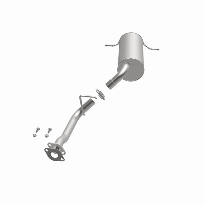 BRExhaust Direct-Fit Rear Muffler Kit - Subaru Forester / Impreza WRX / Saab 9-2X 2004-2008, 360 degree view