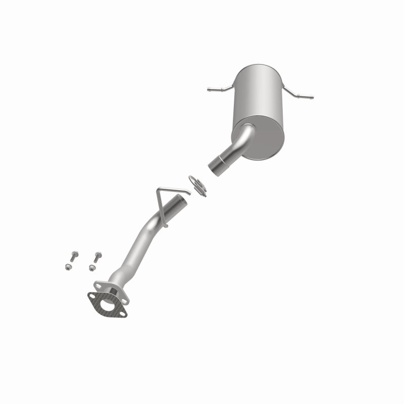 BRExhaust Direct-Fit Rear Muffler Kit - Subaru Forester / Impreza WRX / Saab 9-2X 2004-2008, 360 degree view