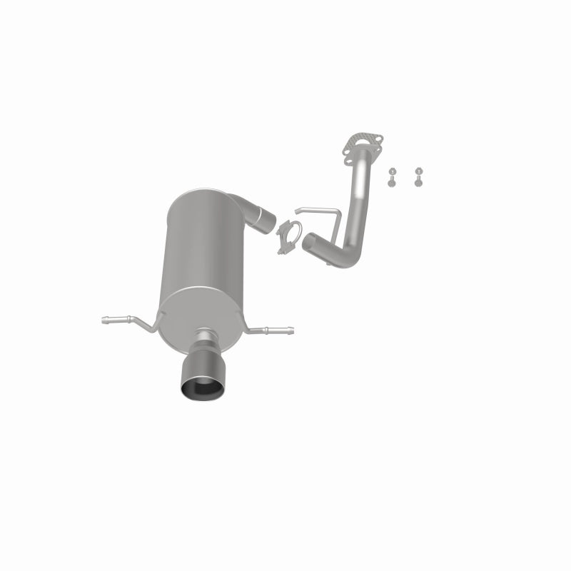 BRExhaust Direct-Fit Rear Muffler Kit - Subaru Forester / Impreza WRX / Saab 9-2X 2004-2008, view 3