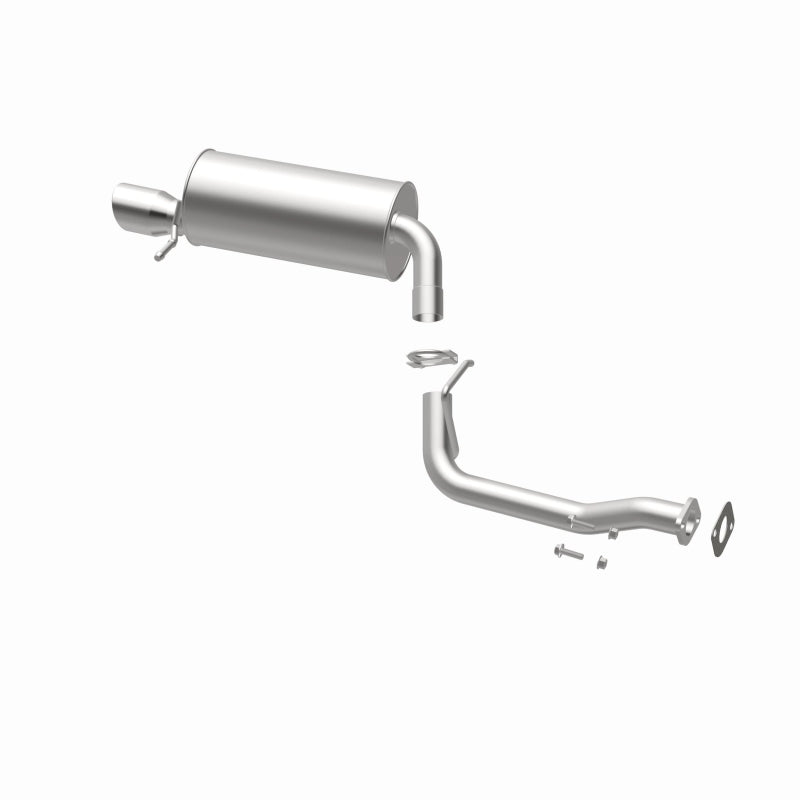 BRExhaust Direct-Fit Rear Muffler Kit - Subaru Forester / Impreza WRX / Saab 9-2X 2004-2008, 360 degree view