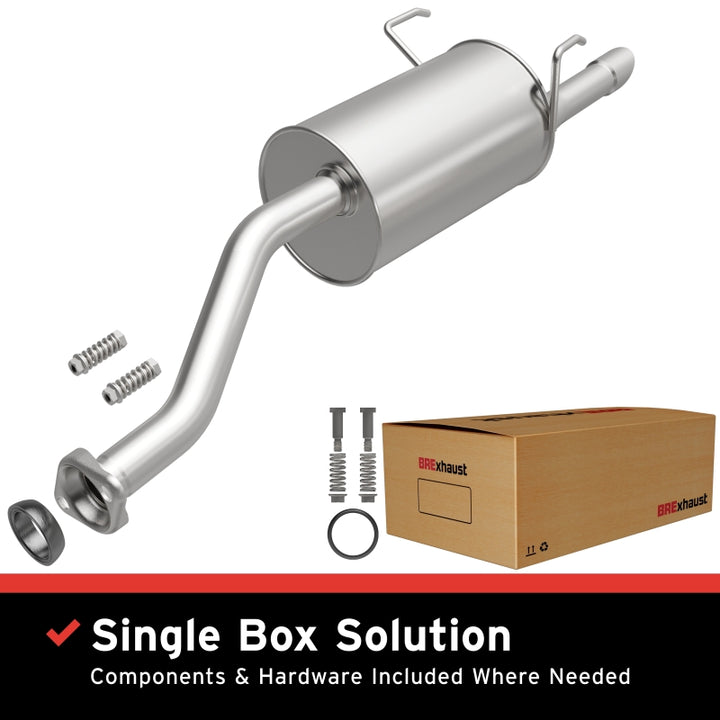 BRExhaust Direct-Fit Rear Muffler Kit - Honda Civic 1.7L 2001-2005