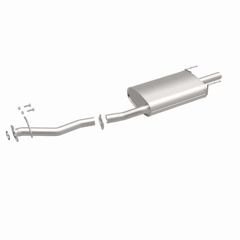 BRExhaust Direct-Fit Rear Muffler Kit - Honda Accord 2.2L 1990-1993 EX, 360 degree view