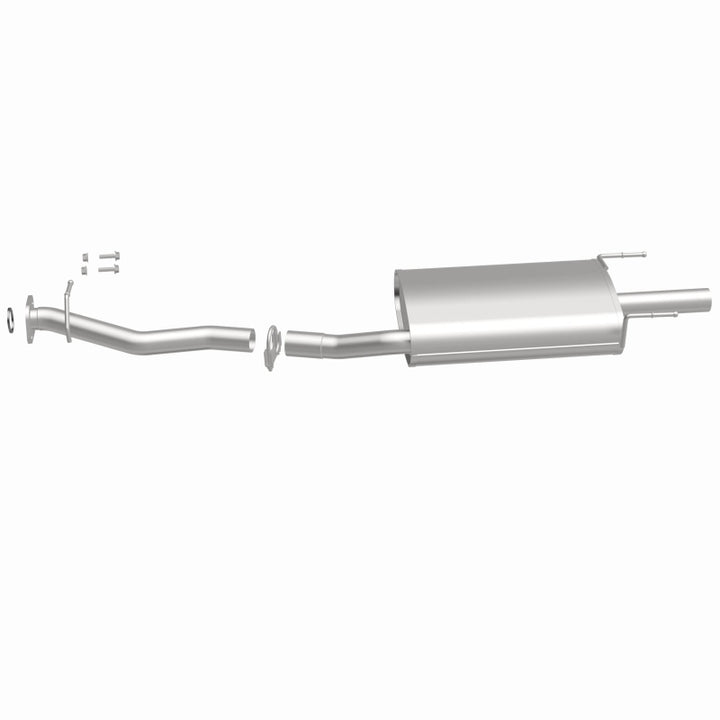 BRExhaust Direct-Fit Rear Muffler Kit - Honda Accord 2.2L 1990-1993 EX, 360 degree view