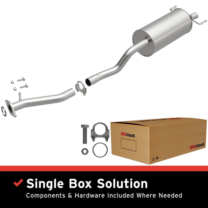 BRExhaust Direct-Fit Rear Muffler Kit - Honda Accord 2.2L 1990-1993 DX/LX