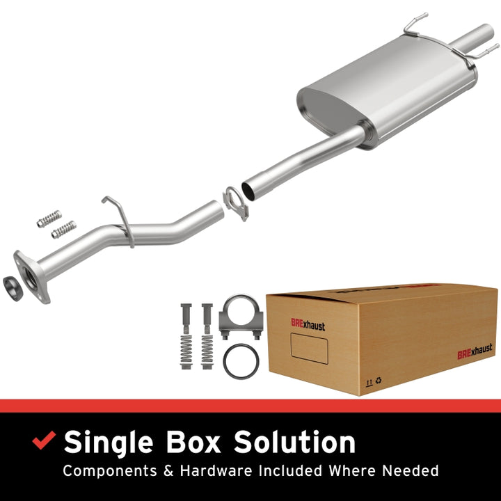 BRExhaust Direct-Fit Rear Muffler Kit - Honda Accord / Acura CL 2.2L 1994-1999