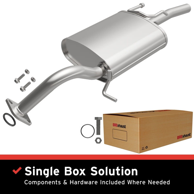 BRExhaust Direct-Fit Rear Muffler Kit - Geo Prizm / Toyota Corolla 1.6L 1988-1992