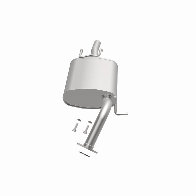BRExhaust Direct-Fit Rear Muffler Kit - Geo Prizm / Toyota Corolla 1.6L 1988-1992, 360 degree view
